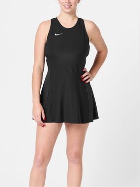 knee length dresses for ladies Ladies NikeCourt Dri-Fit Slam Dress – Mason's Tennis main image 1